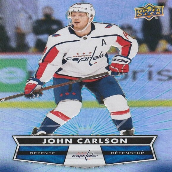 John Carlson Washington Capitals NHL Hockey Card Collection - 8 Card Set - Picture 6 of 9